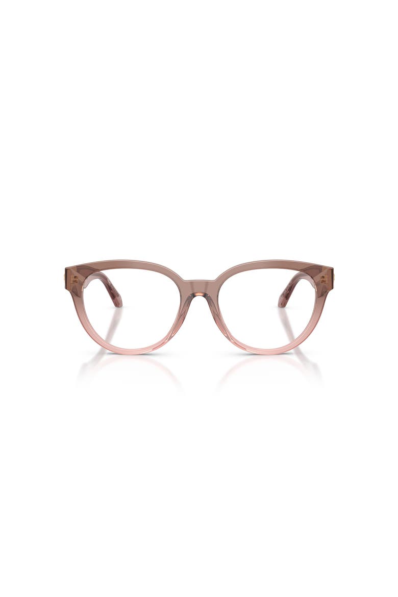 53mm Round optical glasses, Alternate, color, Brown