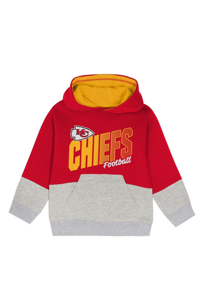 Toddler Outerstuff Red Kansas City Chiefs Lineman Fleece Hoodie & Pants Set, Alternate, color, Red