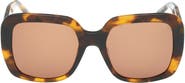 ABERCROMBIE & FITCH 55mm Square Sunglasses