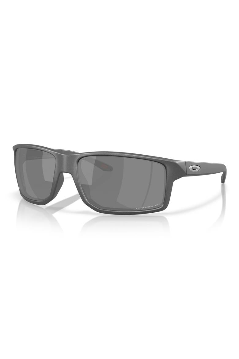 Gibston XL 62mm Rectangular Sunglasses, Alternate, color, BLACK GREY
