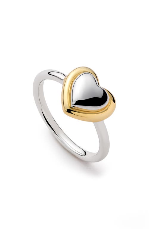 Ana Luisa Camelia Heart Ring In Multi