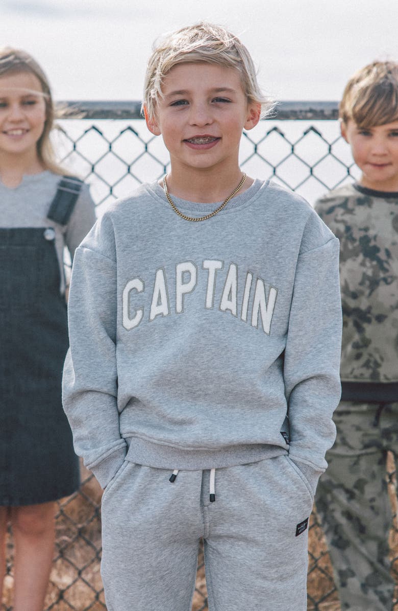 Feather 4 Arrow Kids
Ryder Captain Cotton Blend Sweatshirt, Alternate, color, Grey