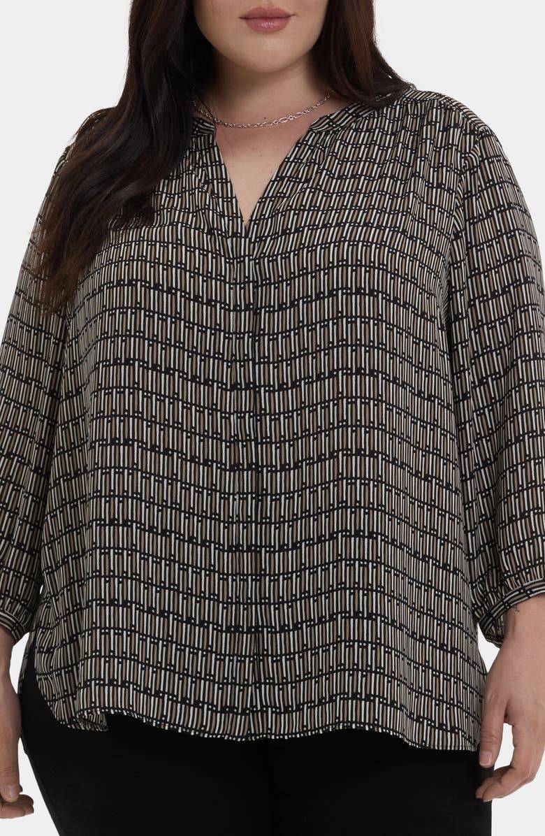 NYDJ Pintuck Top, Main, color, Arrieta