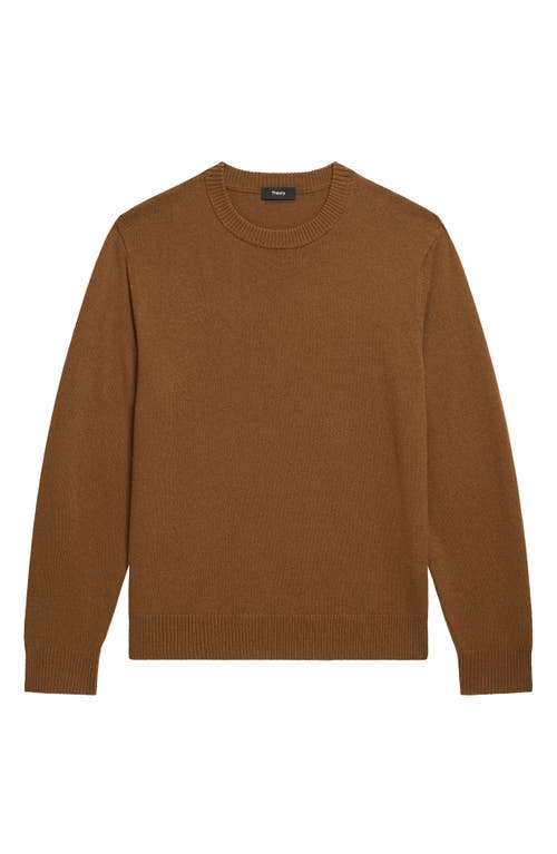 Theory Hilles Cashmere Sweater In Brown