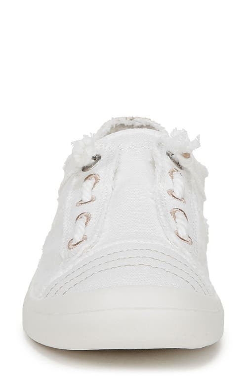 Blowfish Malibu Women's Beachside Round Toe Slip On Sneakers In White Canvas