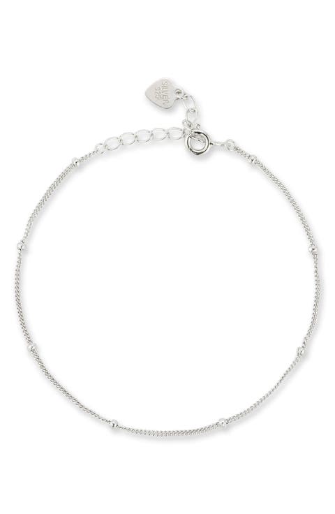 Sterling Silver Ball Chain Bracelet