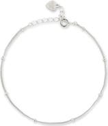 GLAZE JEWELRY Sterling Silver Ball Chain Bracelet