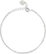 GLAZE JEWELRY Sterling Silver Ball Chain Bracelet