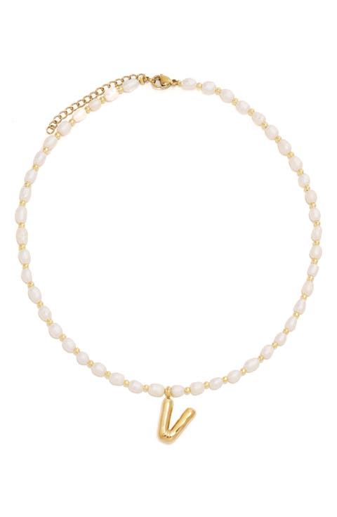 Dainty Initial Pendant Necklace