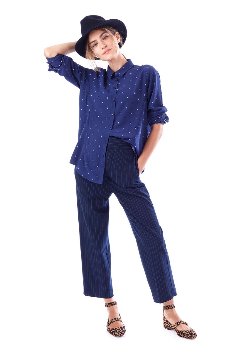 Loyal Hana Riley Maternity/Nursing Blouse, Alternate, color, 