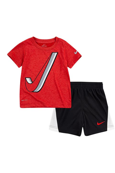 Dri-FIT Swoosh T-Shirt & Shorts Set (Toddler Boys)