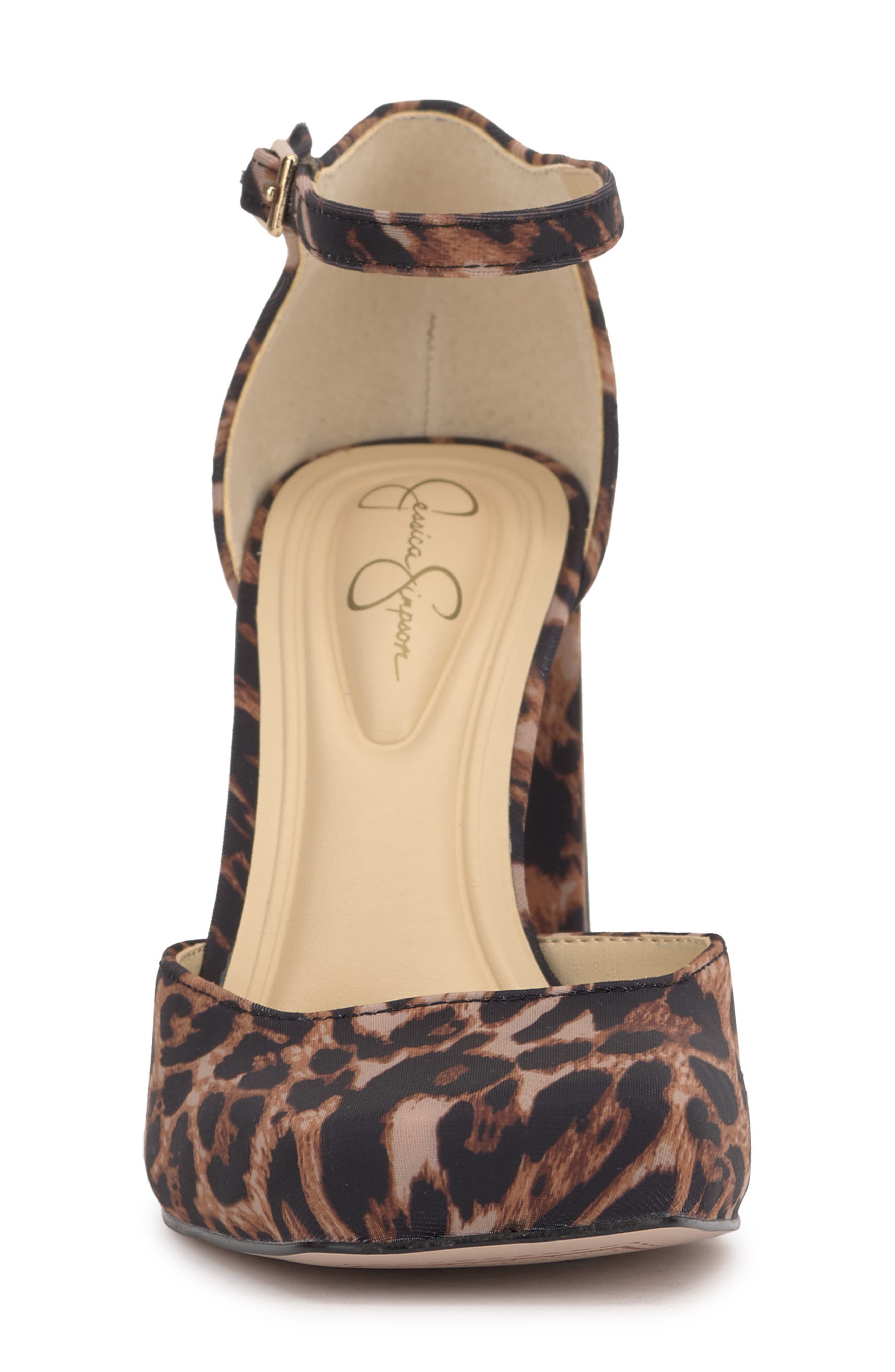 Lollah Ankle Strap Pump, Alternate, color, NATURAL