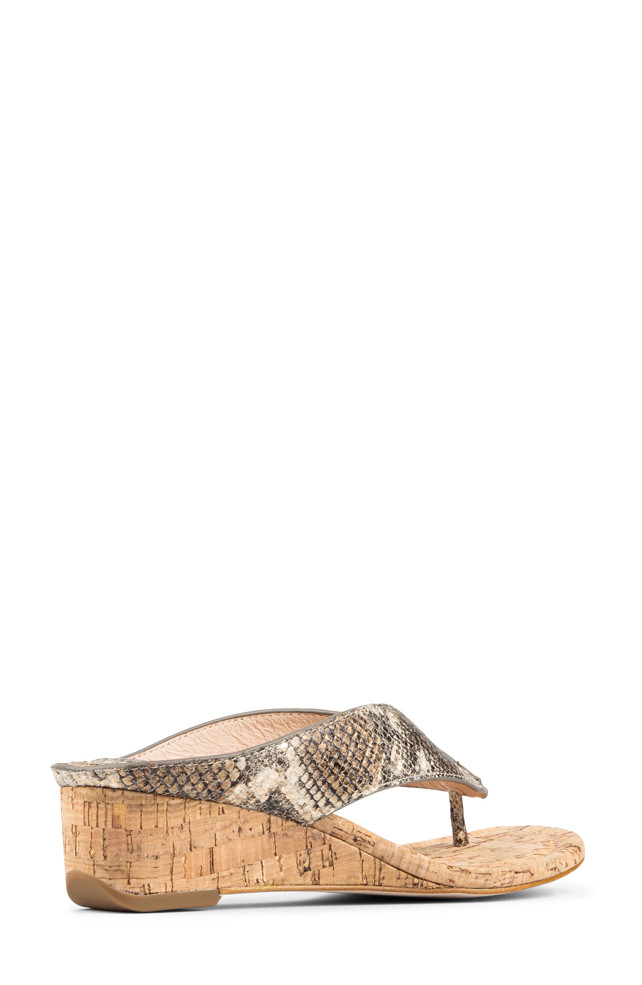 Donald Pliner Wedge Flip Flop, Alternate, color, Platino