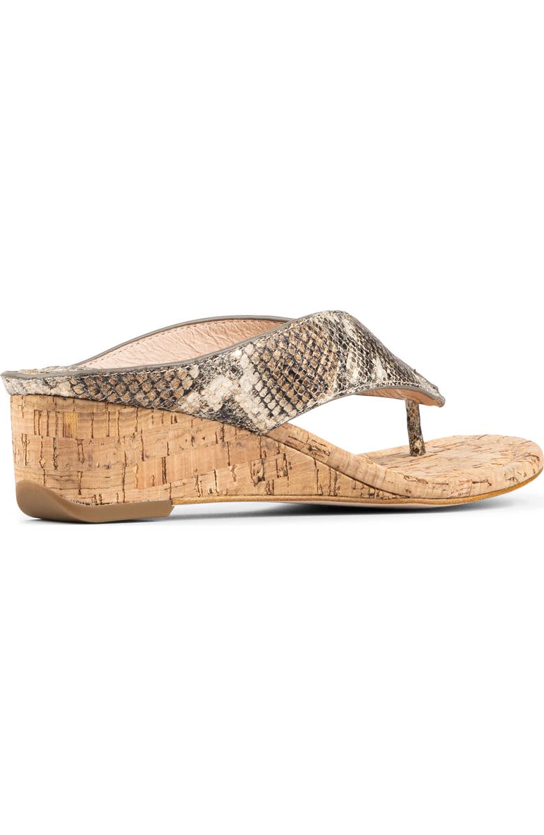 Donald Pliner Wedge Flip Flop, Alternate, color, Platino