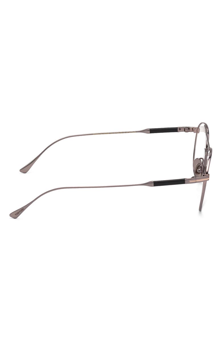 TOM FORD 54mm Pilot Optical Glasses, Alternate, color, Ruthenium
