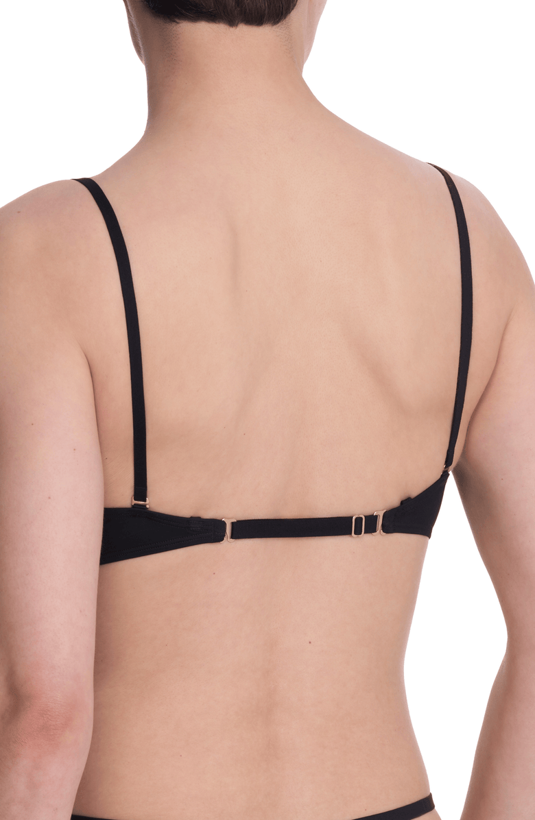 Natori Verge Convertible Plunge T-Shirt Bra, Alternate, color, Black