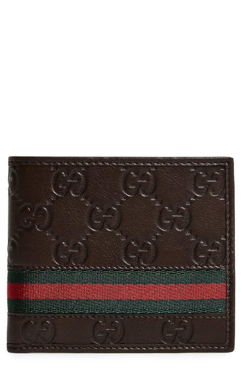 Gucci Leather Wallet, Main, color,