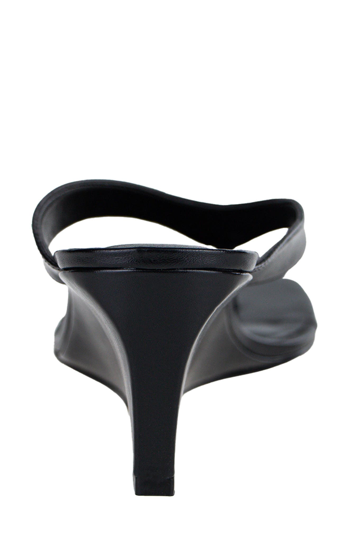 Kenneth Cole Susannah Wedge Sandal, Alternate, color, Black Leather