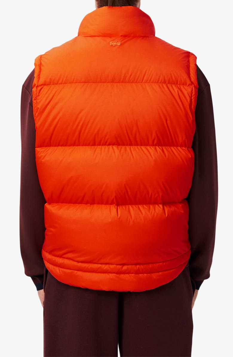 Lacoste Water Repellent Utility Down Puffer Vest, Alternate, color,