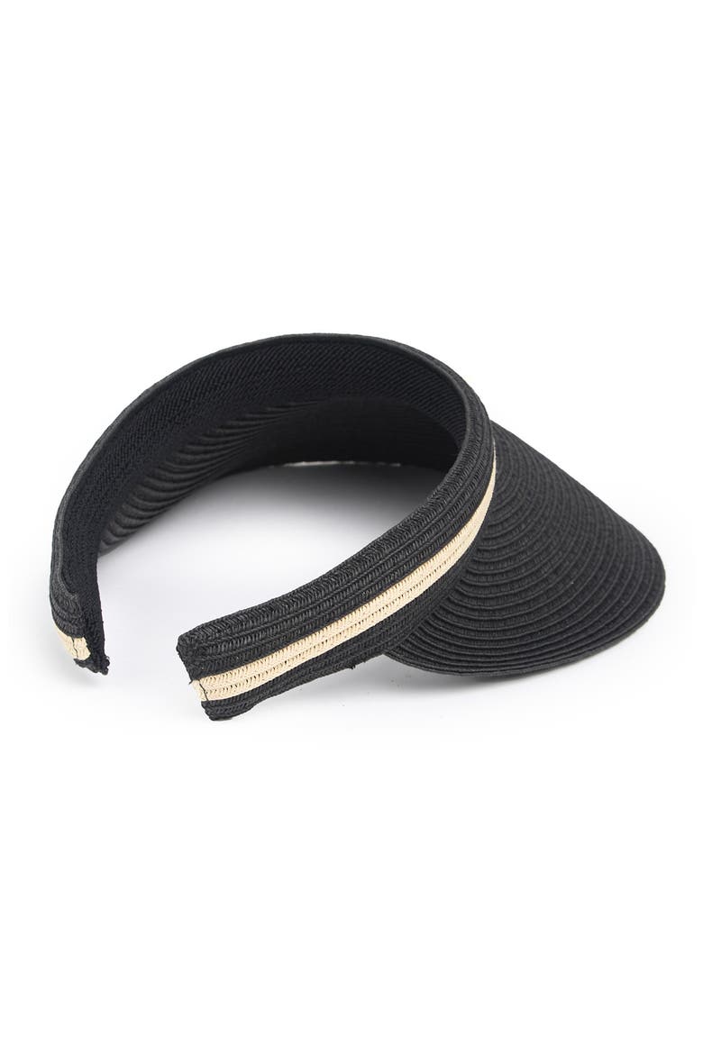 Solid Visor, Alternate, color, BLACK
