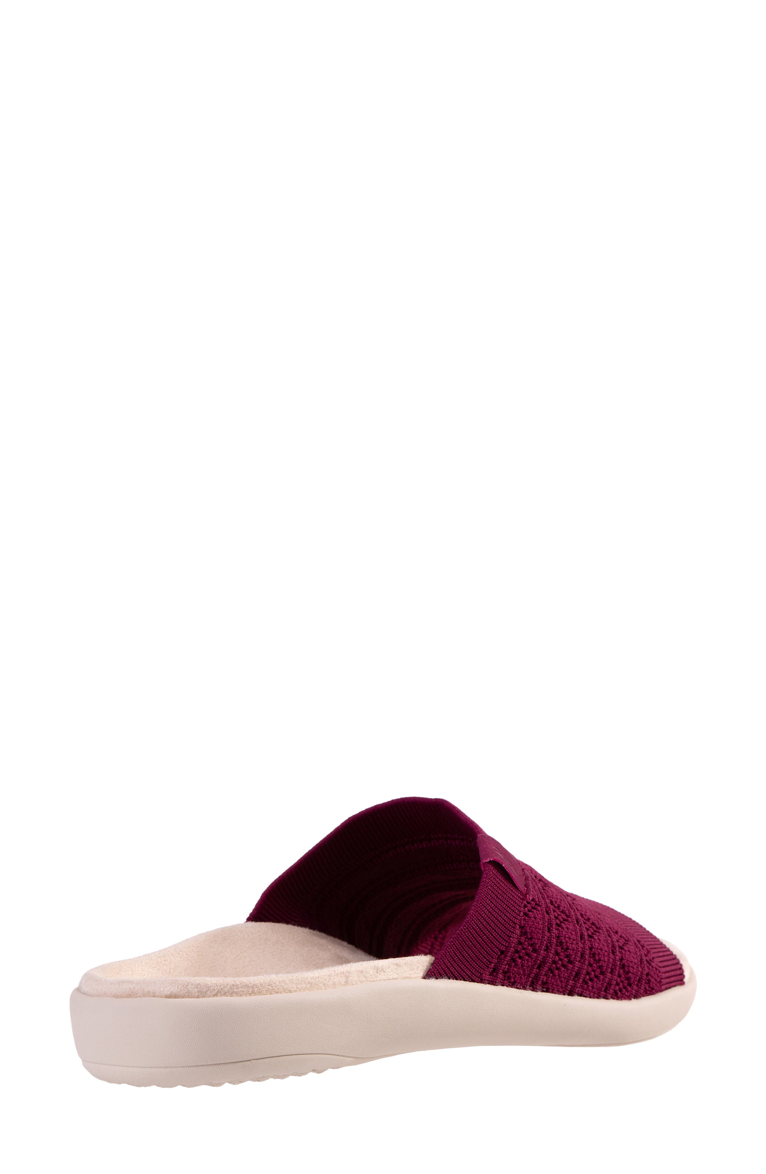 Al Fresco Slide Sandal, Alternate, color, RED PLUM