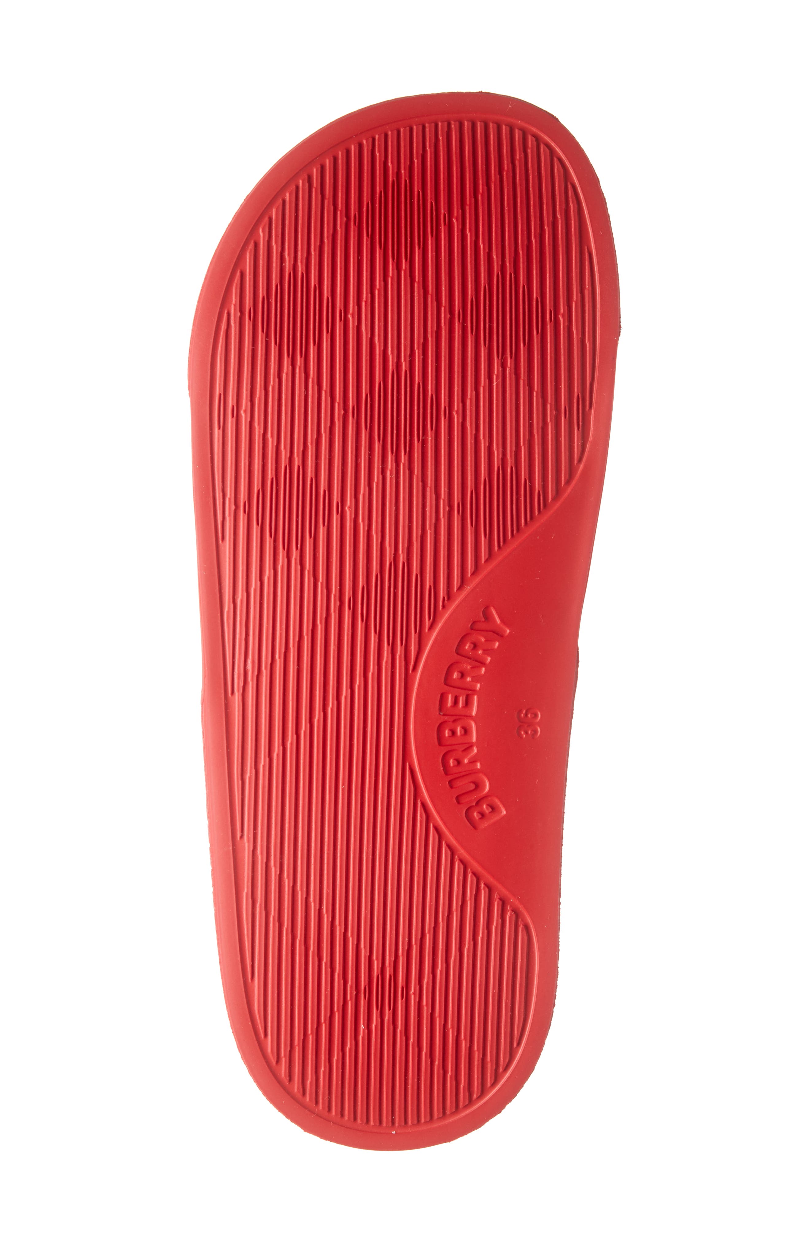 Furley Slide Sandal, Alternate, color, BRIGHT RED