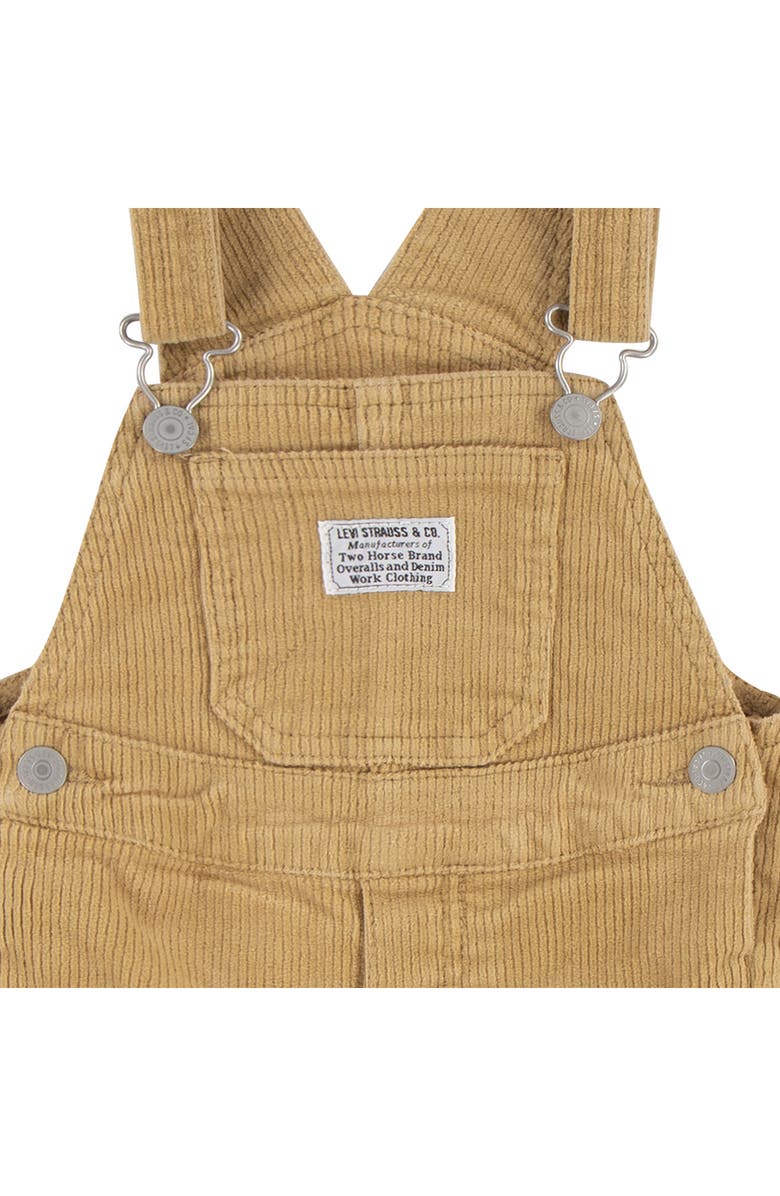 Levi's<sup>®</sup> Stretch Cotton Corduroy Overalls, Alternate, color, Lark