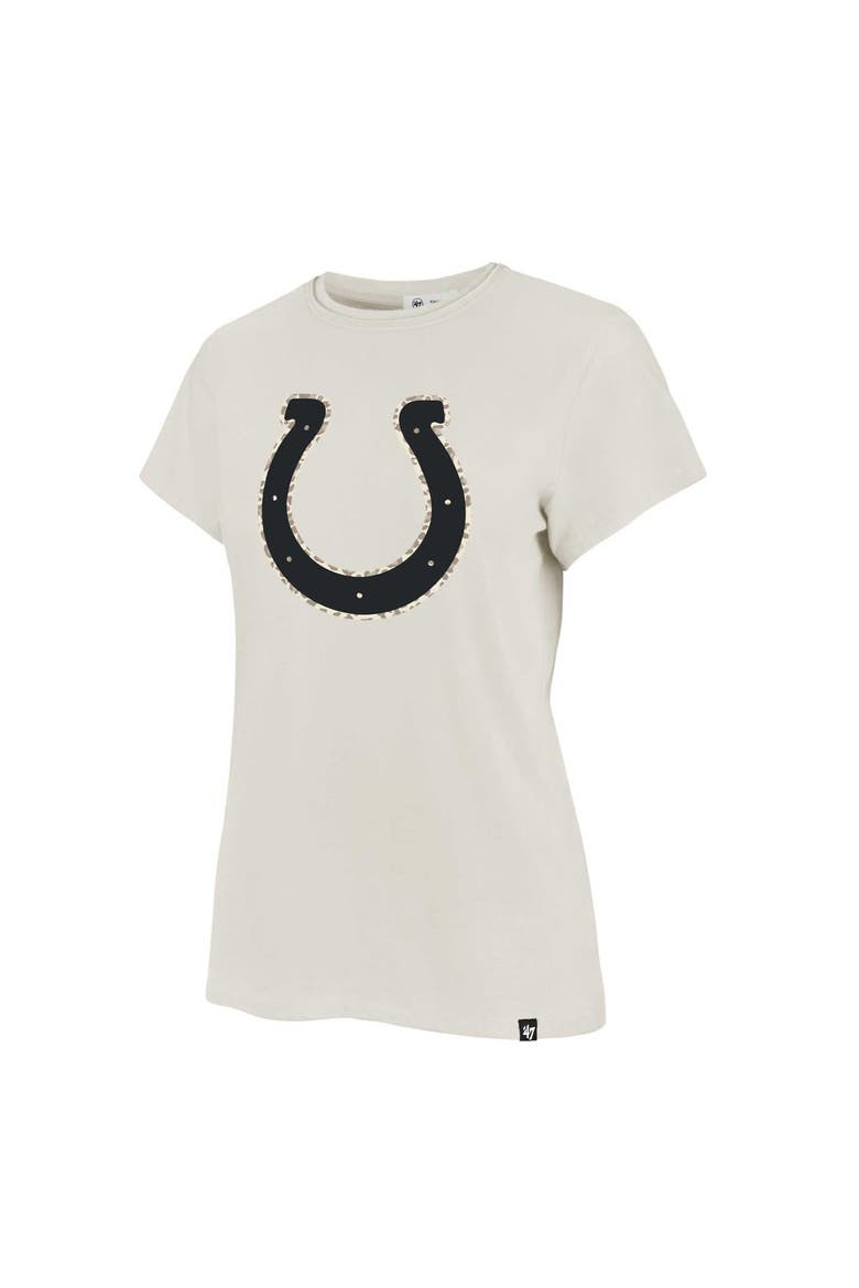 Women's '47 Cream Indianapolis Colts Panthera Frankie T-Shirt, Alternate, color, Cream