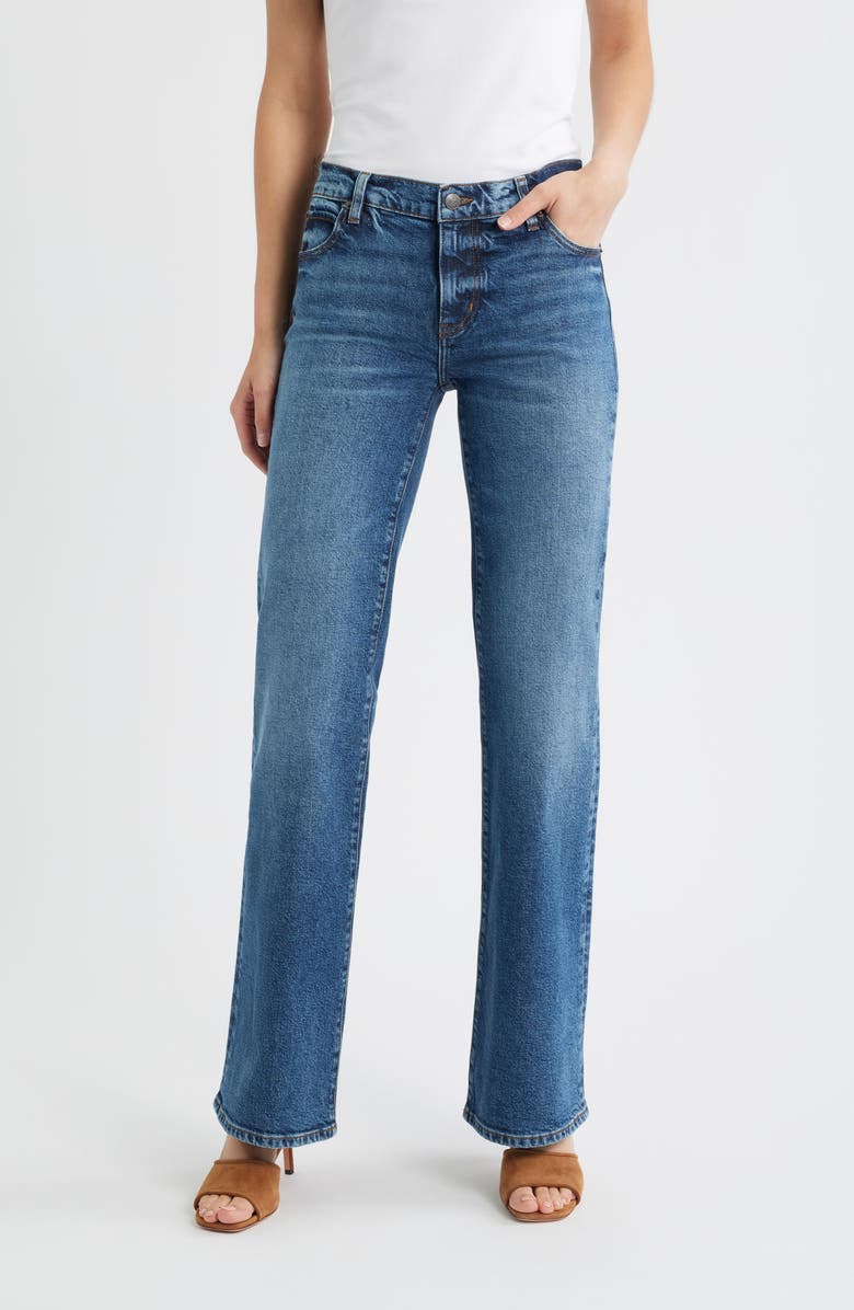 FRAME The Pixie Rodeo Flare Leg Jeans, Main, color, Nebula