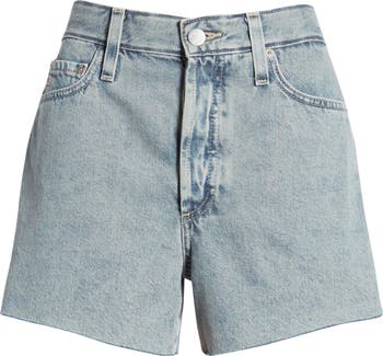 Alexxis High Waist Wedgie Cutoff Denim Shorts