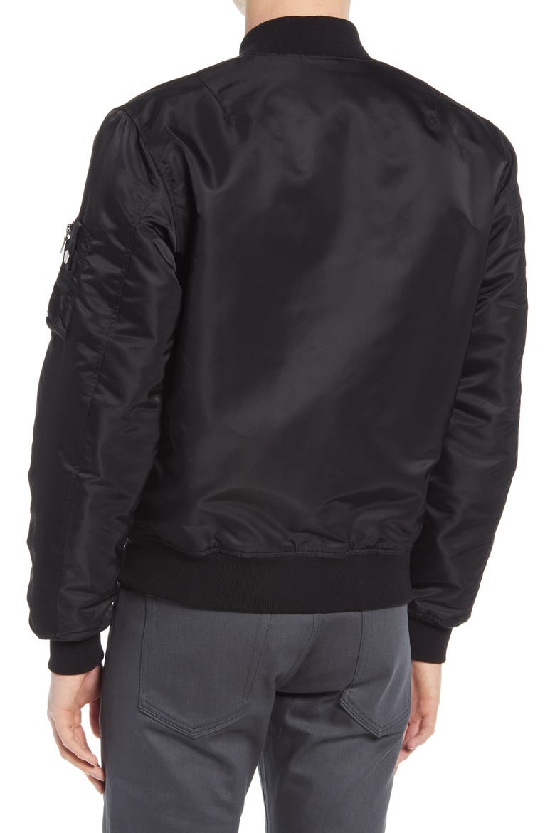 Bogota Bomber II Jacket, Alternate, color, BLACK