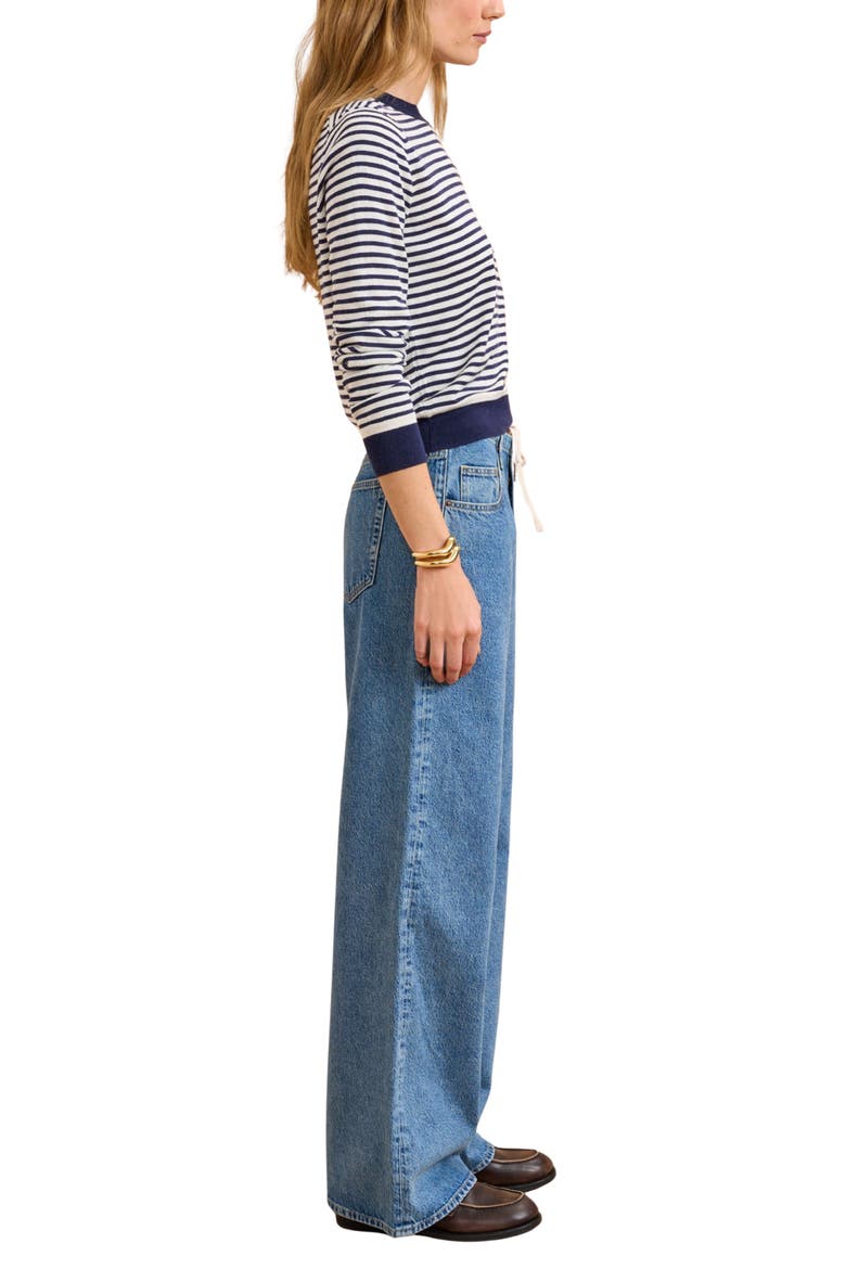 Jenny Mid Ride Drawstring Jean, Alternate, color, Dexter