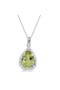  0.85Ct, Peridot, White Gold