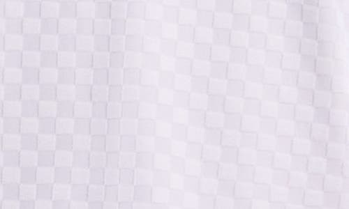 Robert Graham Aaron Checkered Knit Polo In White