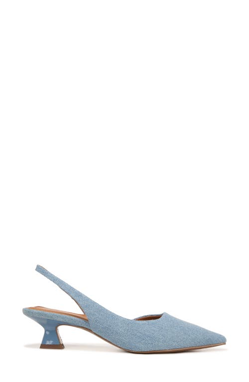 Sarto By Franco Sarto Devin Pointed Toe Slingback Pump In Blue