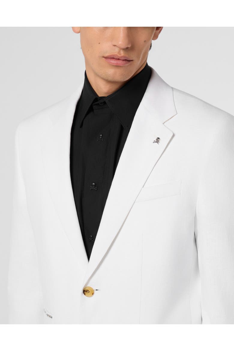 Linen Miami Vice Fit Blazer Men, Alternate, color, OffWhite