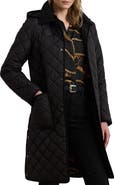 Lauren Ralph Lauren Diamond Quilted Hooded Coat