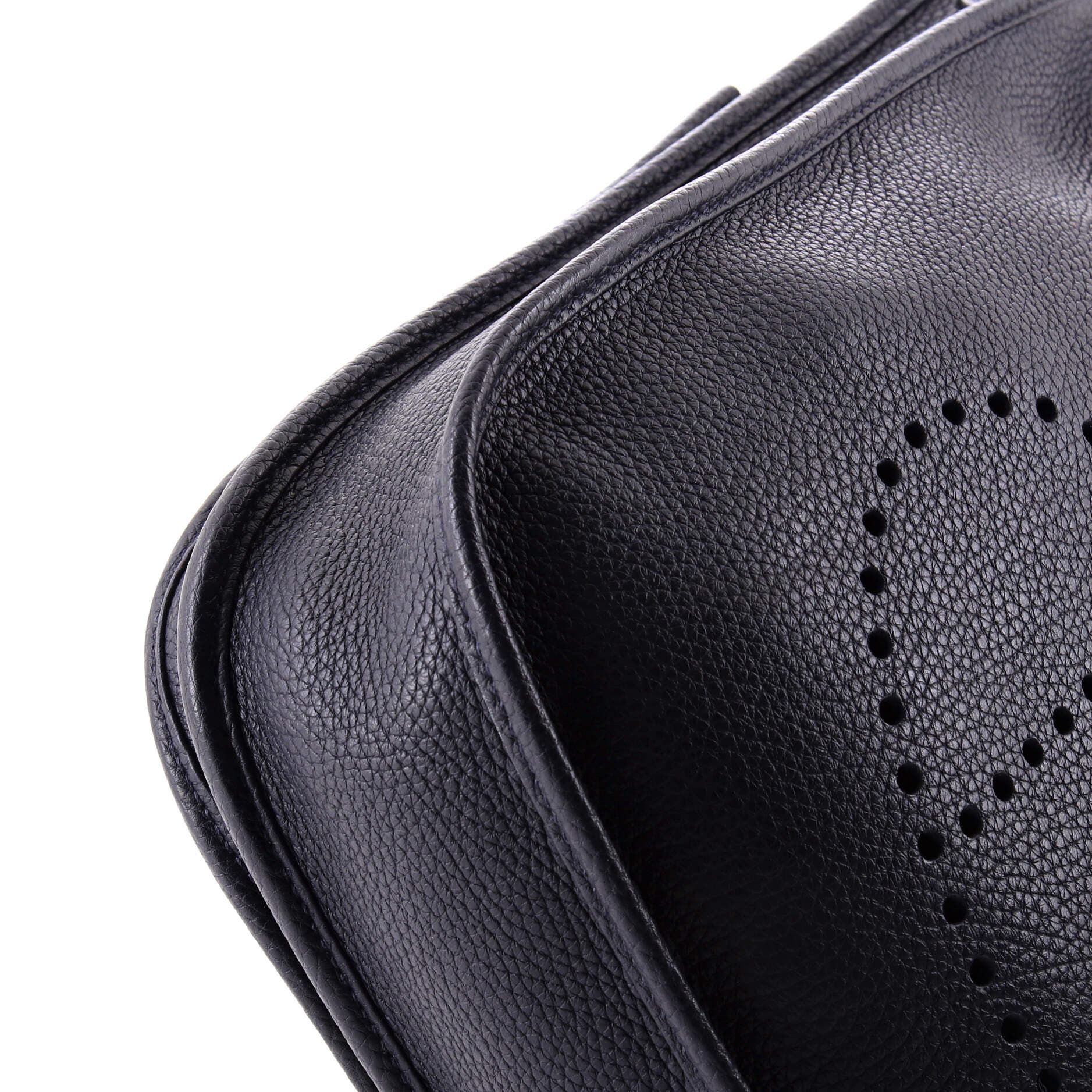 Pre-Owned Hermes Evelyne Bag Gen III Clemence PM, Alternate, color, Bleu Nuit