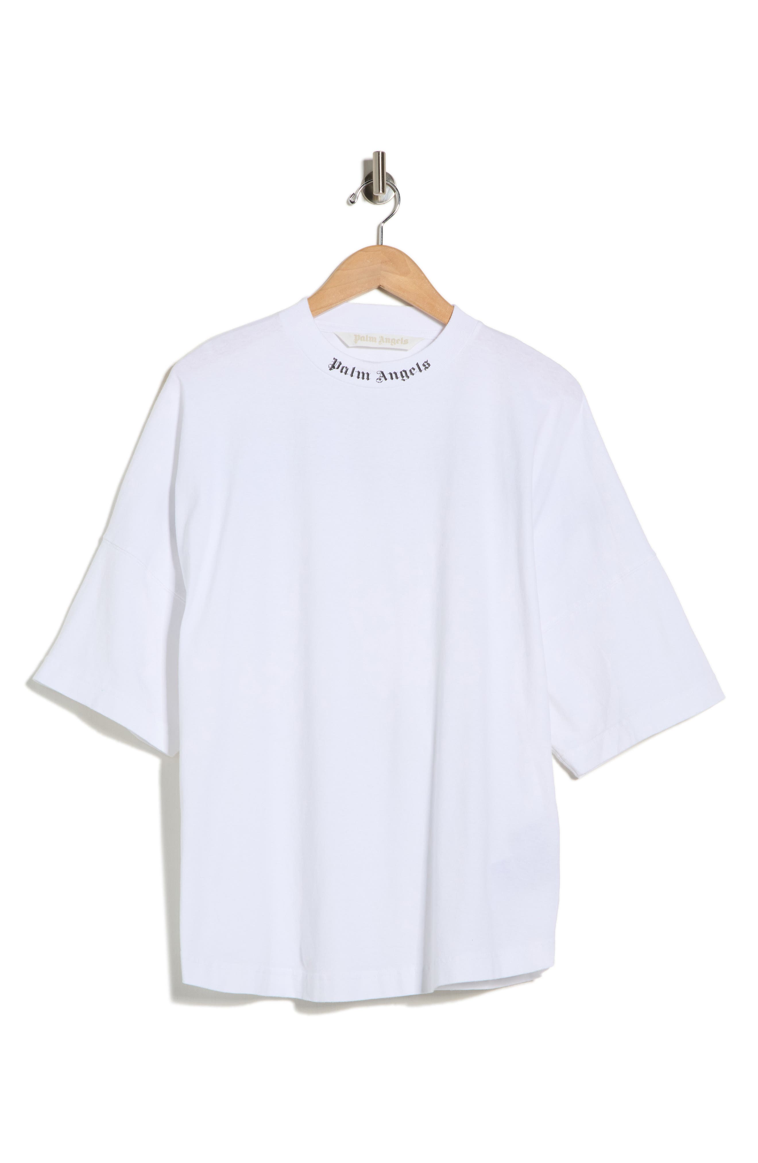 Palm Angels Crewneck Logo Graphic T-Shirt