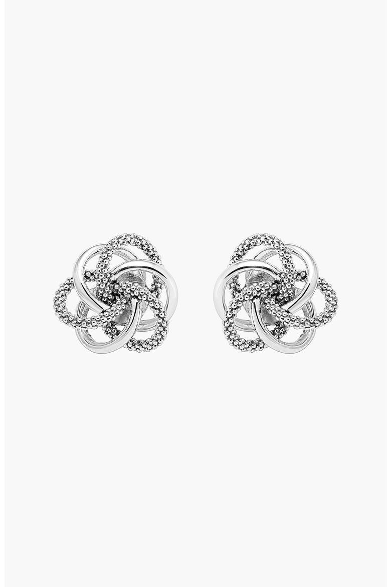 Caviar™ Stud Earrings, Alternate, color, STERLING SILVER