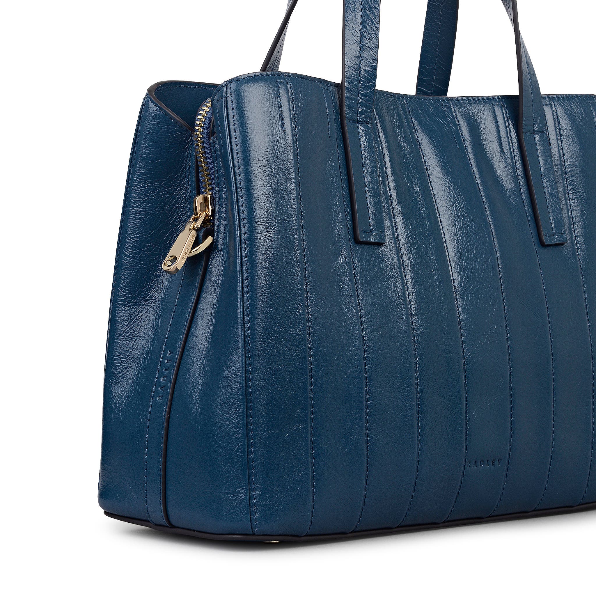 Radley Dukes Place - Stripe Medium Ziptop Satchel Bag, Alternate, color, Utility