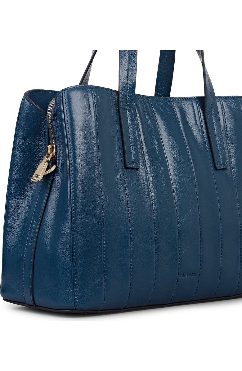 Radley Dukes Place - Stripe Medium Ziptop Satchel Bag, Alternate, color, Utility