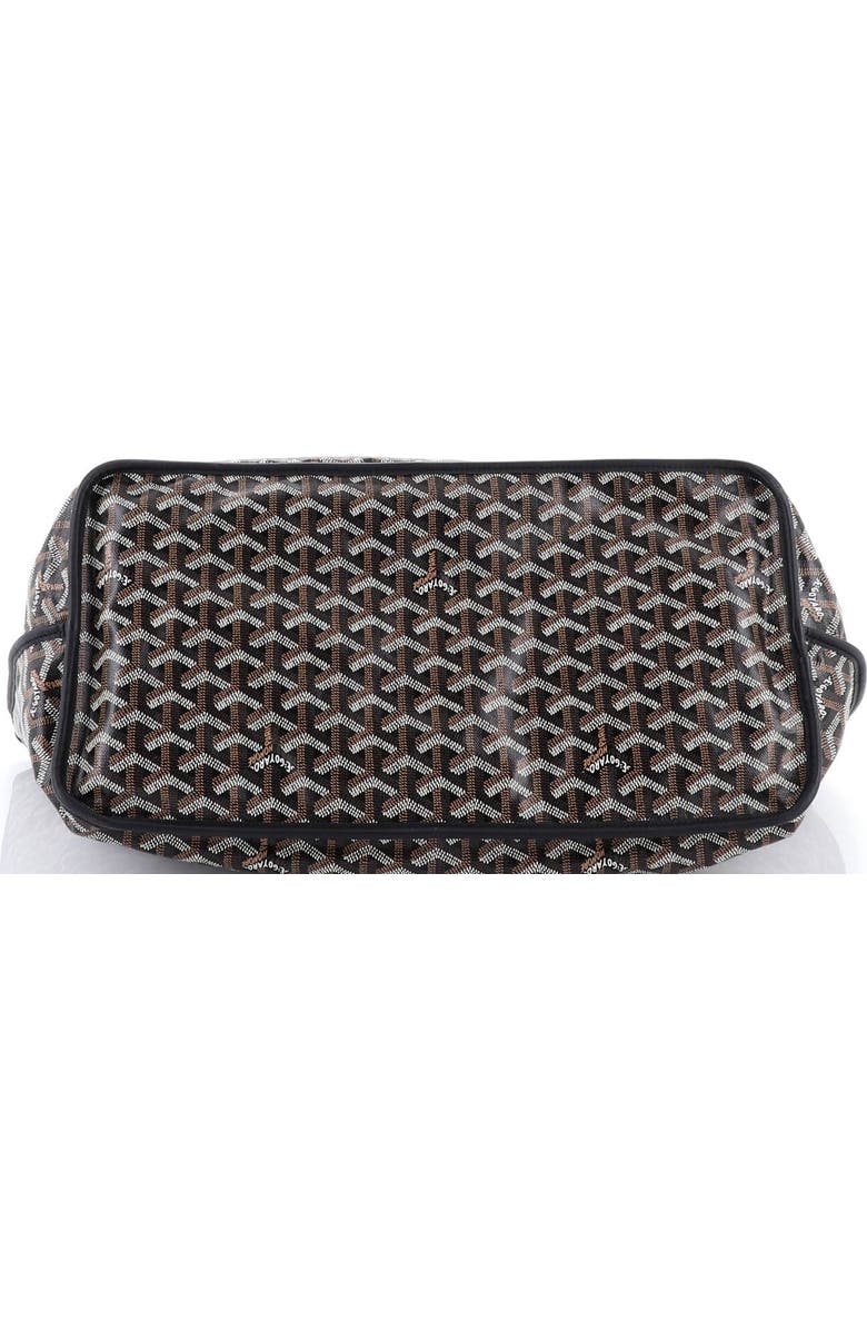 Pre-Owned Goyard Anjou Reversible Tote Coated Canvas GM, Alternate, color, Black