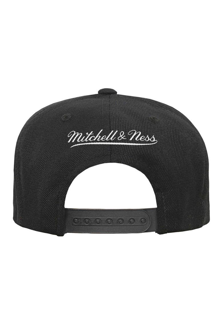 Youth Mitchell & Ness Black Pittsburgh Steelers Gridiron Classics Ground Snapback Hat, Alternate, color, Black