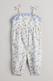 Nordstrom Scalloped Floral Romper