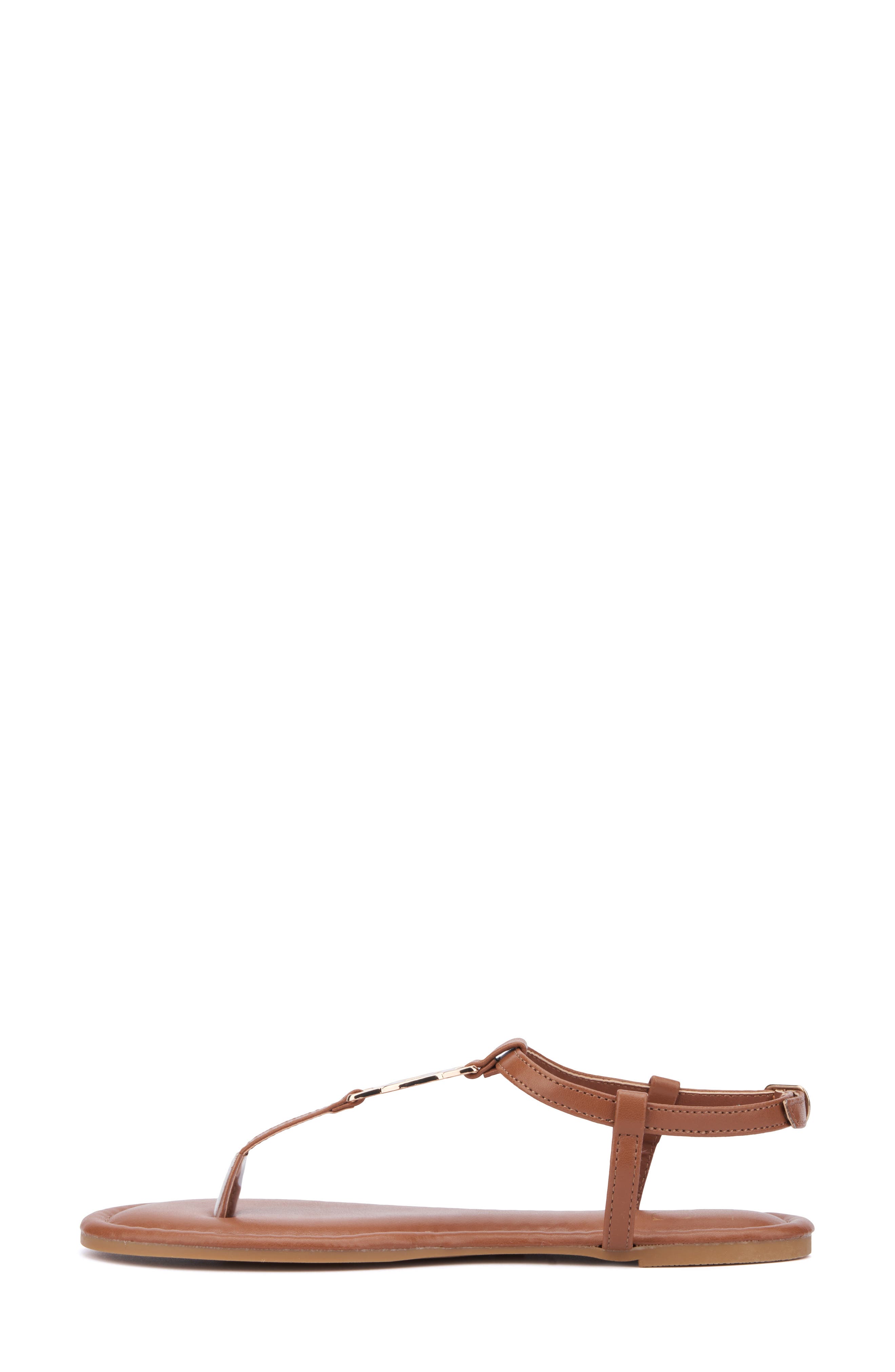 NEW YORK AND COMPANY Kaia T-Strap Sandal, Alternate, color, 