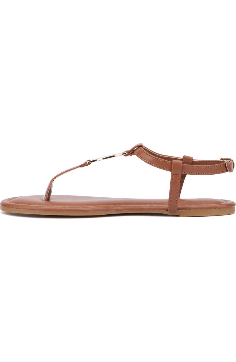 NEW YORK AND COMPANY Kaia T-Strap Sandal, Alternate, color,
