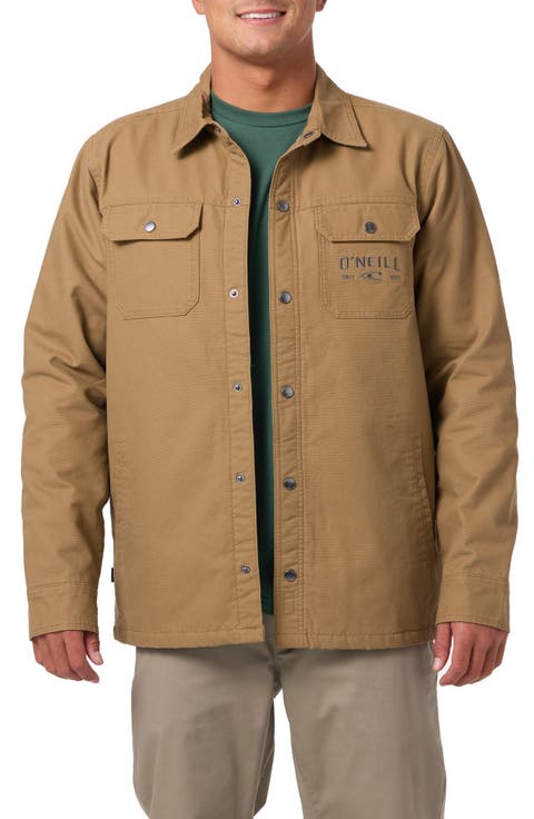 Bronsen Fleece Lined Cotton Canvas Jacket