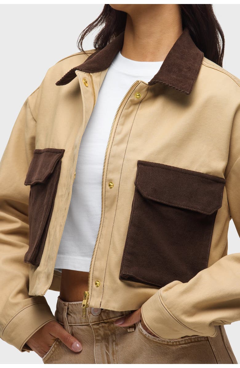 Hudson Jeans Chore Jacket, Alternate, color, Blank Canvas