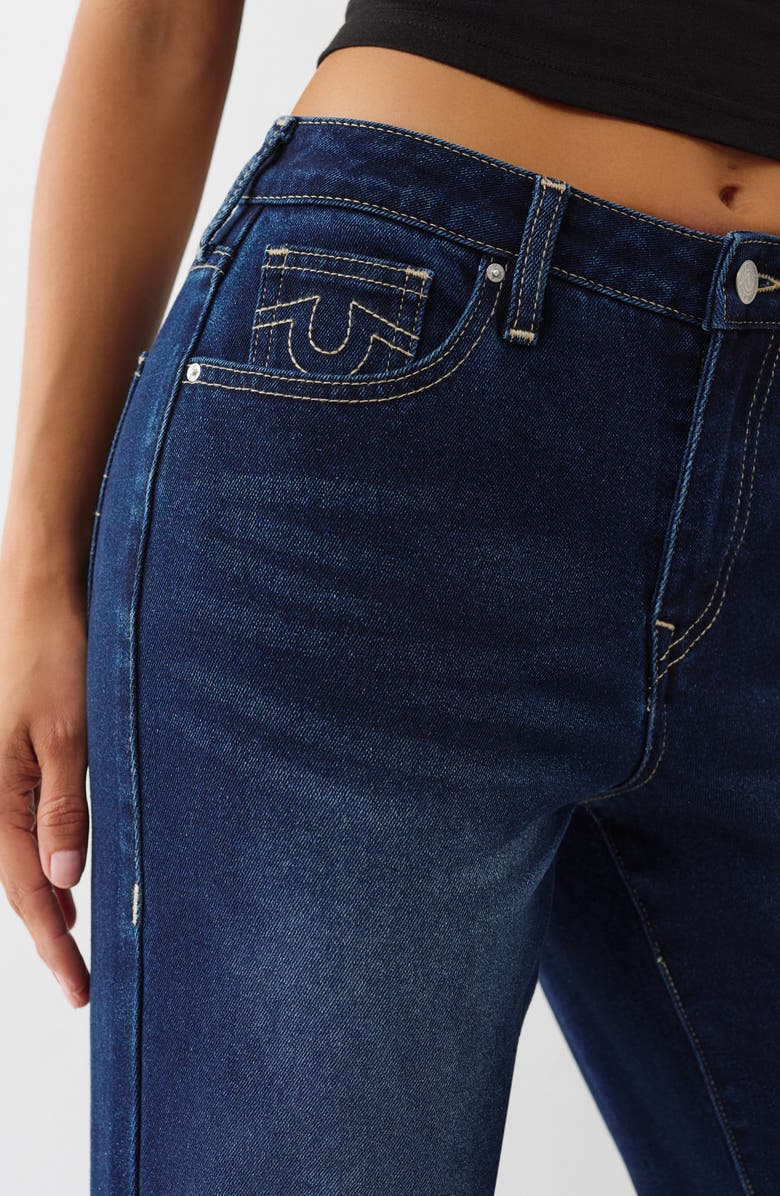 True Religion Sarah High Rise Straight Leg Jeans, Alternate, color, 